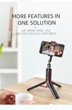 Cargar imagen en el visor de la galería, Selfie Stick y Trípode Bluetooth para Smartphones con Control - Joyroom