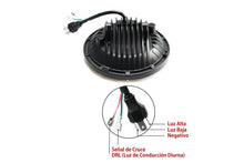 Cargar imagen en el visor de la galería, Farola Universal Led 7" - 135w  - Zafirado -  Drl -Ambar - Blanco 4x4