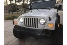 Cargar imagen en el visor de la galería, Farola Universal Led 7" - 135w  - Zafirado -  Drl -Ambar - Blanco 4x4