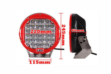 Cargar imagen en el visor de la galería, Faro LED 9" - 96w - Spot (Profundidad) - Serie 3D