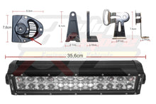 Cargar imagen en el visor de la galería, Barra LED 12" - 4D - 72w - Spot