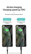 Cargar imagen en el visor de la galería, Cable Carga Rapida - Tipo C / Micro USB - 3 Metros - Joyroom