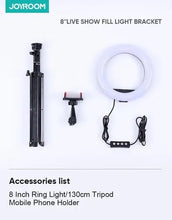 Cargar imagen en el visor de la galería, 15 Aro de Luz Profesional 8 pulg.jpg