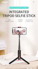 Cargar imagen en el visor de la galería, Selfie Stick y Trípode Bluetooth para Smartphones con Control - Joyroom
