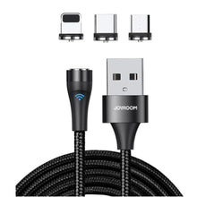 Cargar imagen en el visor de la galería, Cable Carga Rapida de Adsorción Magnetica TipoC/Micro/Lightn - 1 metro - Joyroom