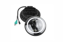 Cargar imagen en el visor de la galería, Farola Universal Led 7" - 90w - DRL Ojo de Angel Ambar y Blanco -4x4