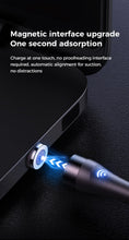Cargar imagen en el visor de la galería, Cable Carga Rapida de Adsorción Magnetica TipoC/Micro/Lightn - 1 metro - Joyroom