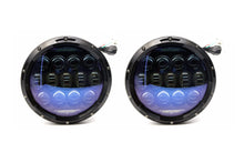 Cargar imagen en el visor de la galería, Farola Universal Led 7" - 135w  - Zafirado -  Drl -Ambar - Blanco 4x4