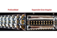 Cargar imagen en el visor de la galería, Barra LED 20" - 55w - Dual Color (Ambar-Blanco) Serie T - Múltiple Función