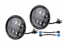 Cargar imagen en el visor de la galería, Farola Universal Led 7" - 210w - DRL Ambar y Blanco - PAR