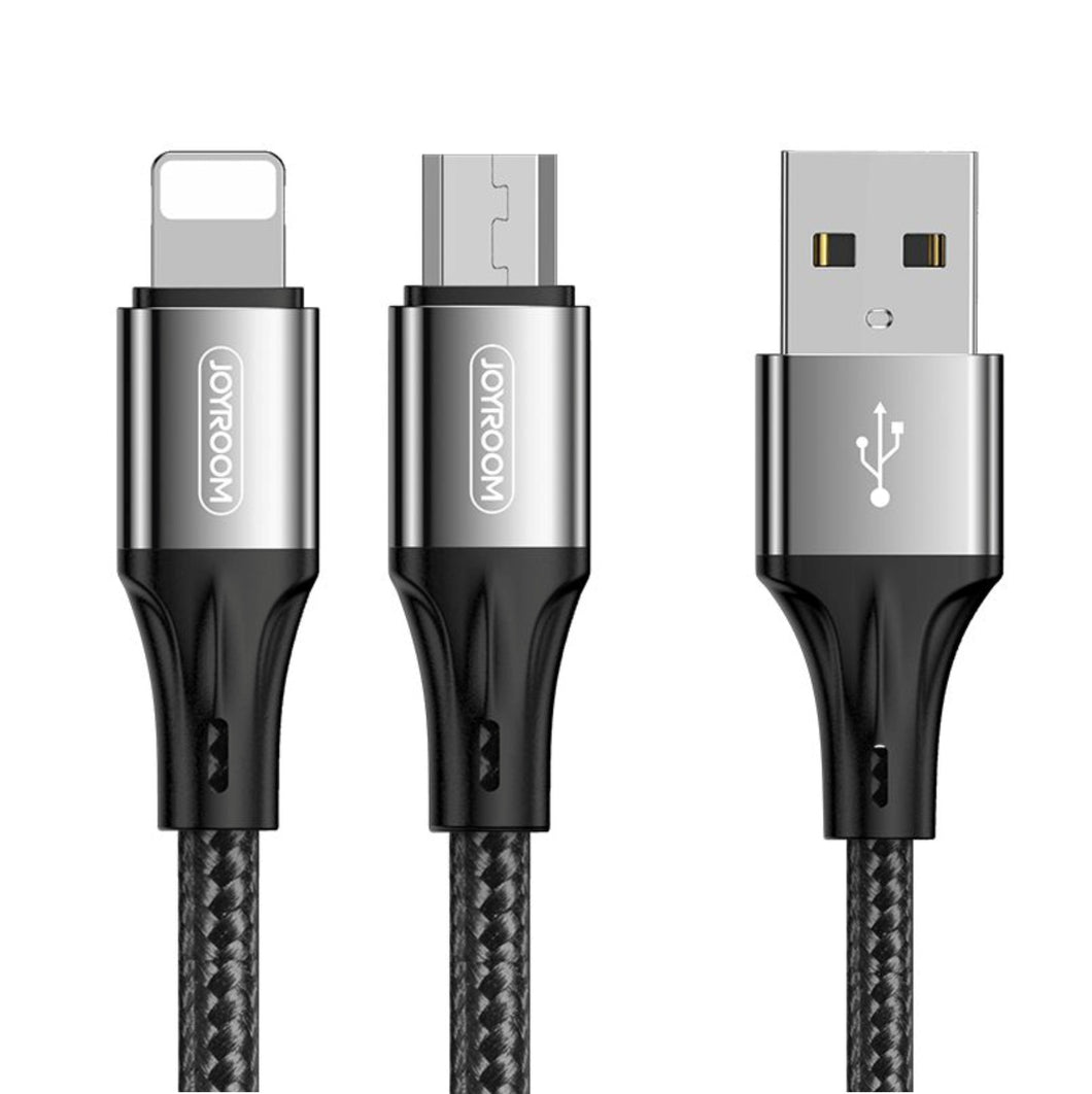 Cable Carga Rapida - Lightning / Micro USB - 1 metro - Joyroom