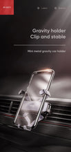 Cargar imagen en el visor de la galería, Porta-Celular por Gravedad para Carro - Rejilla Aire - Joyroom