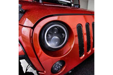 Cargar imagen en el visor de la galería, Farola Universal Led 7" - 90w - DRL Ojo de Angel Ambar y Blanco -4x4