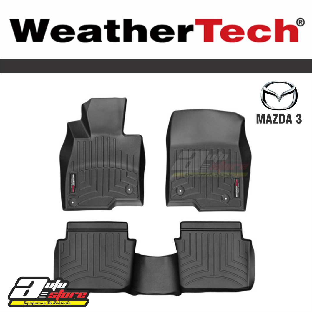 Mazda 3 - 2014-2018 - NEGRO- 1ra+2da Fila