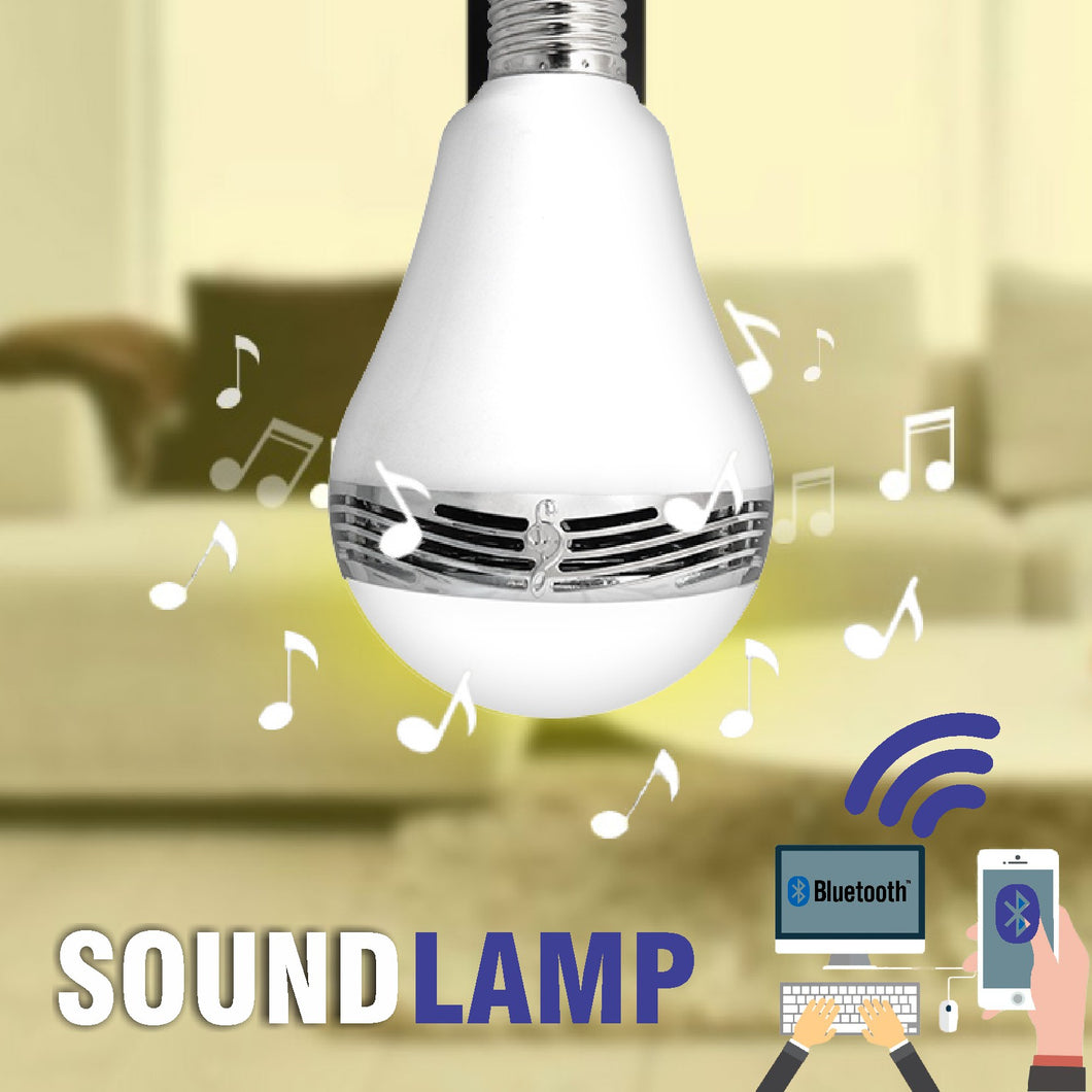 SoundLamp - Bombillo Led + Audio Parlante Bluetooth