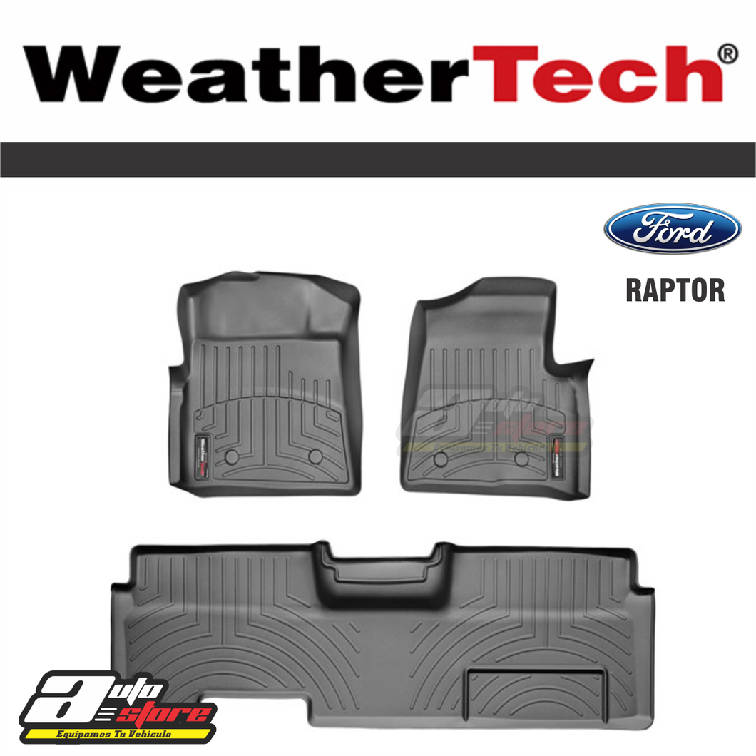 Ford Raptor F150 - 2011-2015 - NEGRO- 1ra+2da Fila