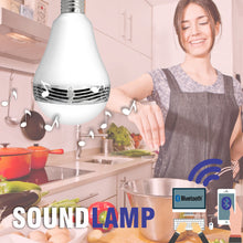 Cargar imagen en el visor de la galería, SoundLamp - Bombillo Led + Audio Parlante Bluetooth
