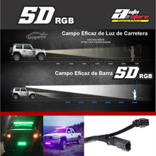 Cargar imagen en el visor de la galería, Barra LED 22&quot; - 5D RGB - 120w - Spot/Flood/Combo

