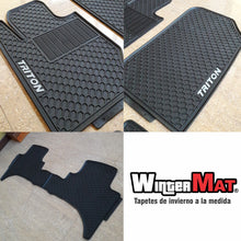 Cargar imagen en el visor de la galería, Mitsubishi L200 Tritón - 2008-2018 - Negro - 1ra+2da Fila
