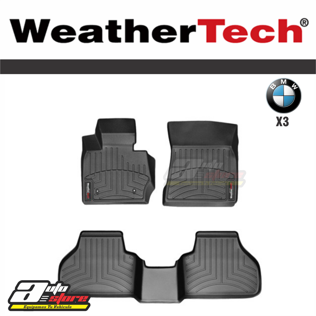 BMW X3 - 2012-2016 - NEGRO - 1ra+2da Fila