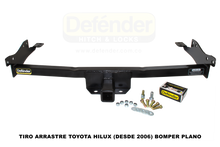 Cargar imagen en el visor de la galería, Toyota Hilux (desde 2006) Bomper Plano - Tiro Defender
