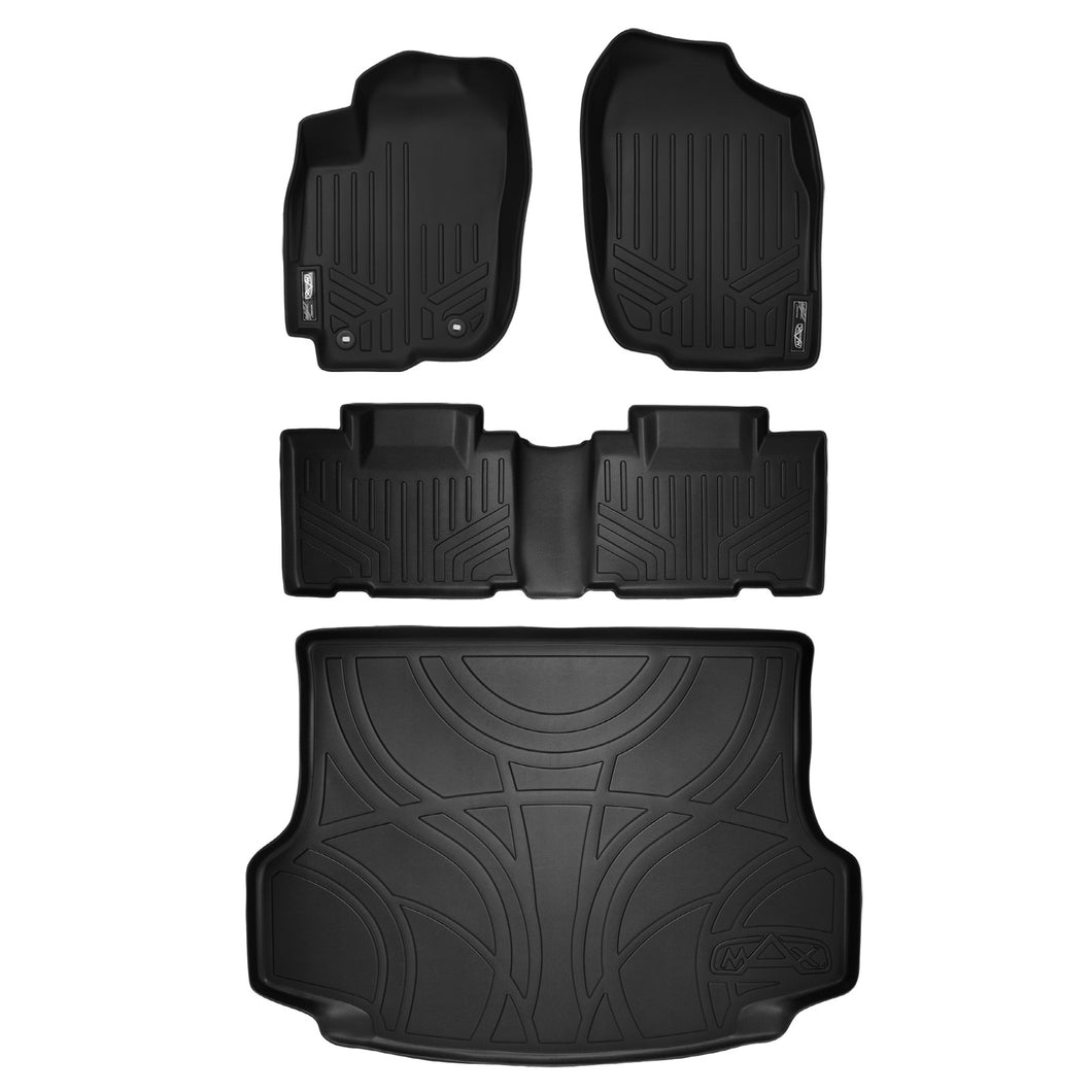 Toyota Rav4 - 2013-2018 - Negro - 1ra+2da+Baúl - ML