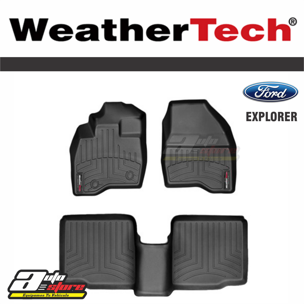 Ford Explorer - 2011-2016 - NEGRO- 1ra+2da Fila