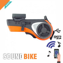 Cargar imagen en el visor de la galería, Soundbike - Luz Led + Audio Parlante Bicicleta Bluetooth + Base Celular
