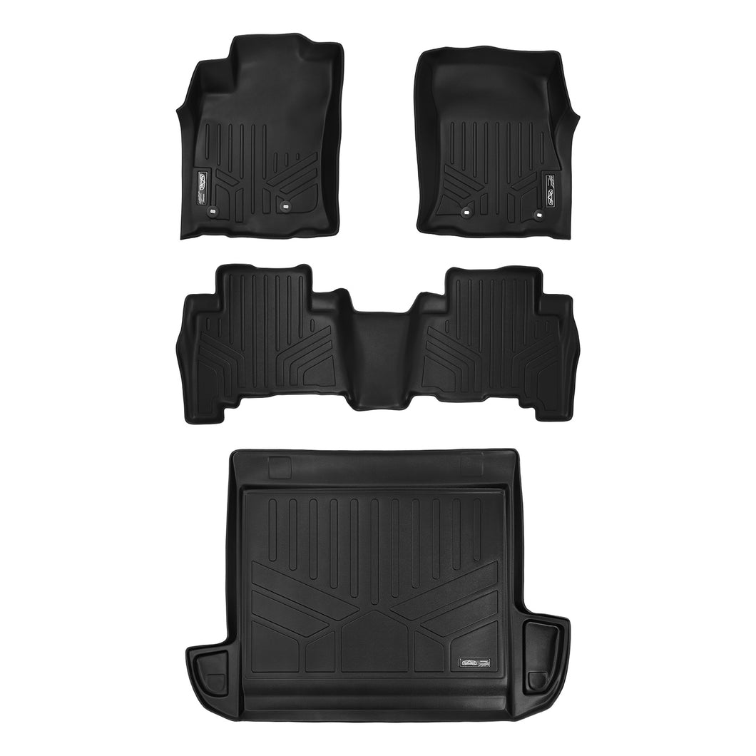 Toyota 4runner - 2013-2018 - Negro - 1ra+2da+Baúl - ML
