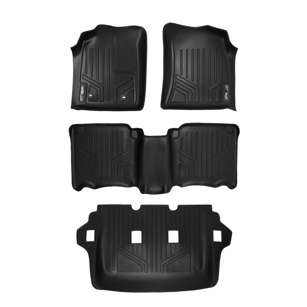Toyota Fortuner - 2008-2015 - Negro - 1ra+2da+3ra Fila - ML